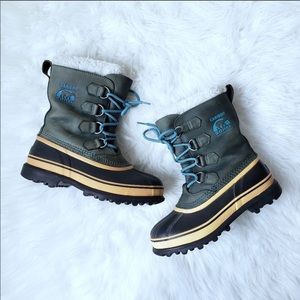 Sorel caribou waterproof leather snow boots